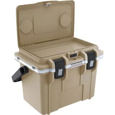 14QT Personal Cooler - Tan/White