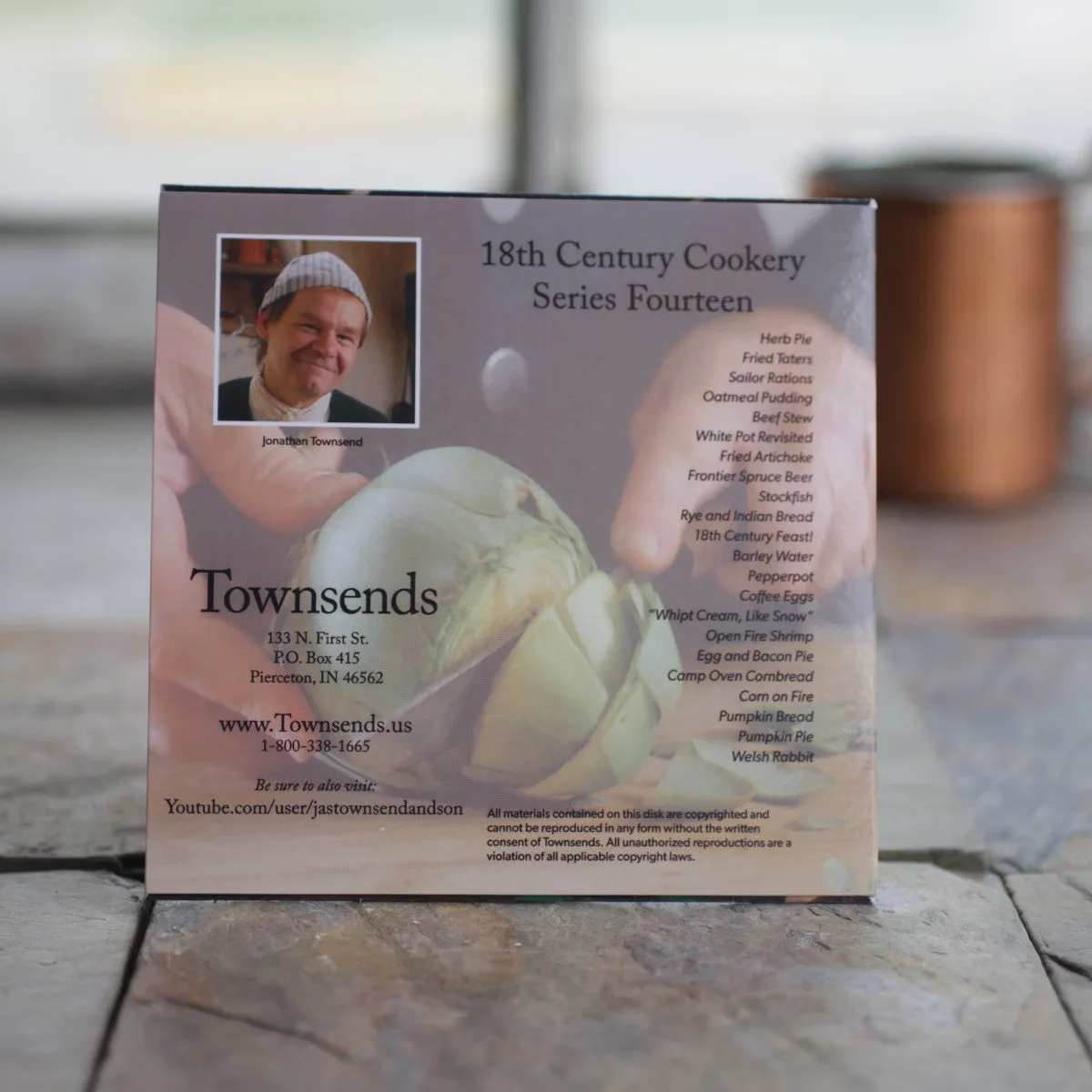 18th Cen. Cookery DVD Series 14