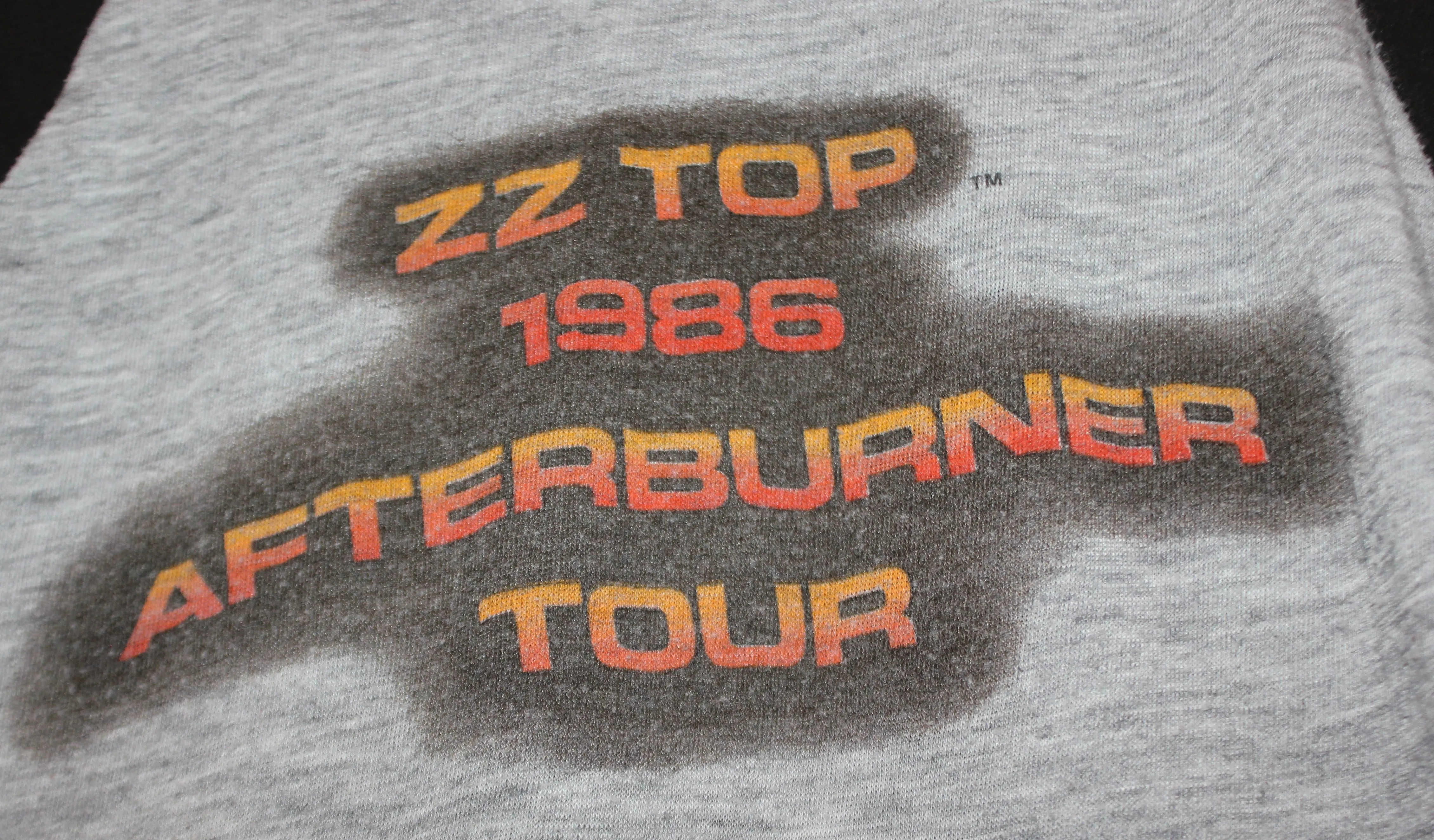 1986 Chopped ZZ Top Afterburner Tour T-shirt: M