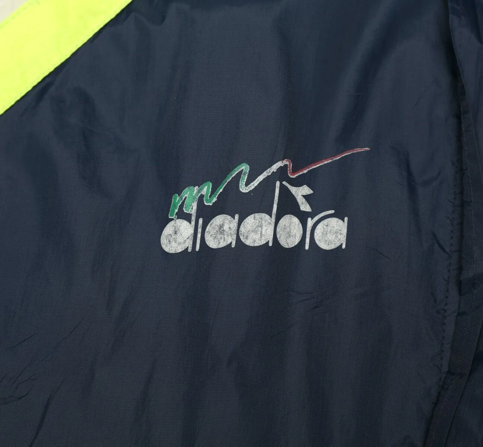 1990/92 ITALY Vintage Diadora Rain Coat Jacket Windbreaker (XL)