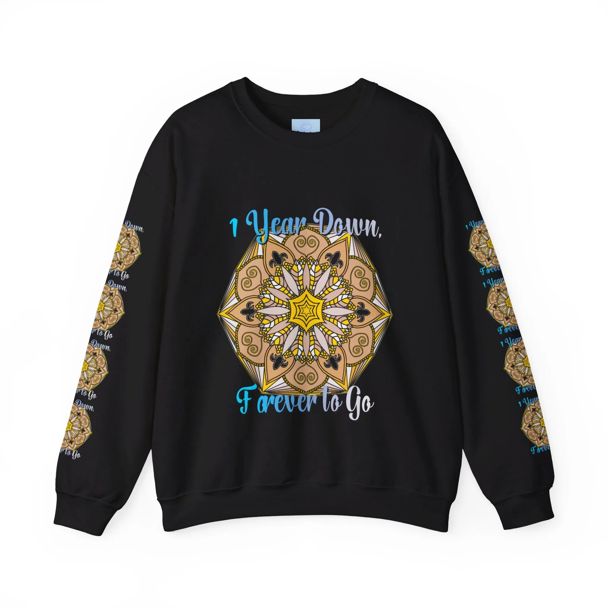 1st Year Wedding Anniversary Mandala Unisex Sweatshirt