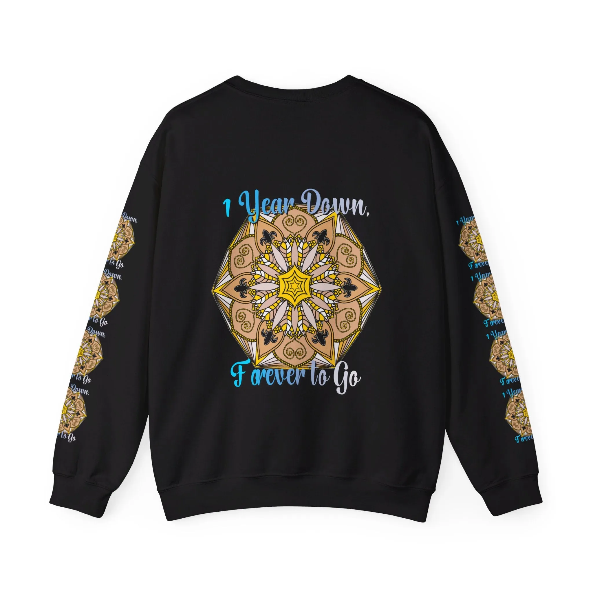 1st Year Wedding Anniversary Mandala Unisex Sweatshirt