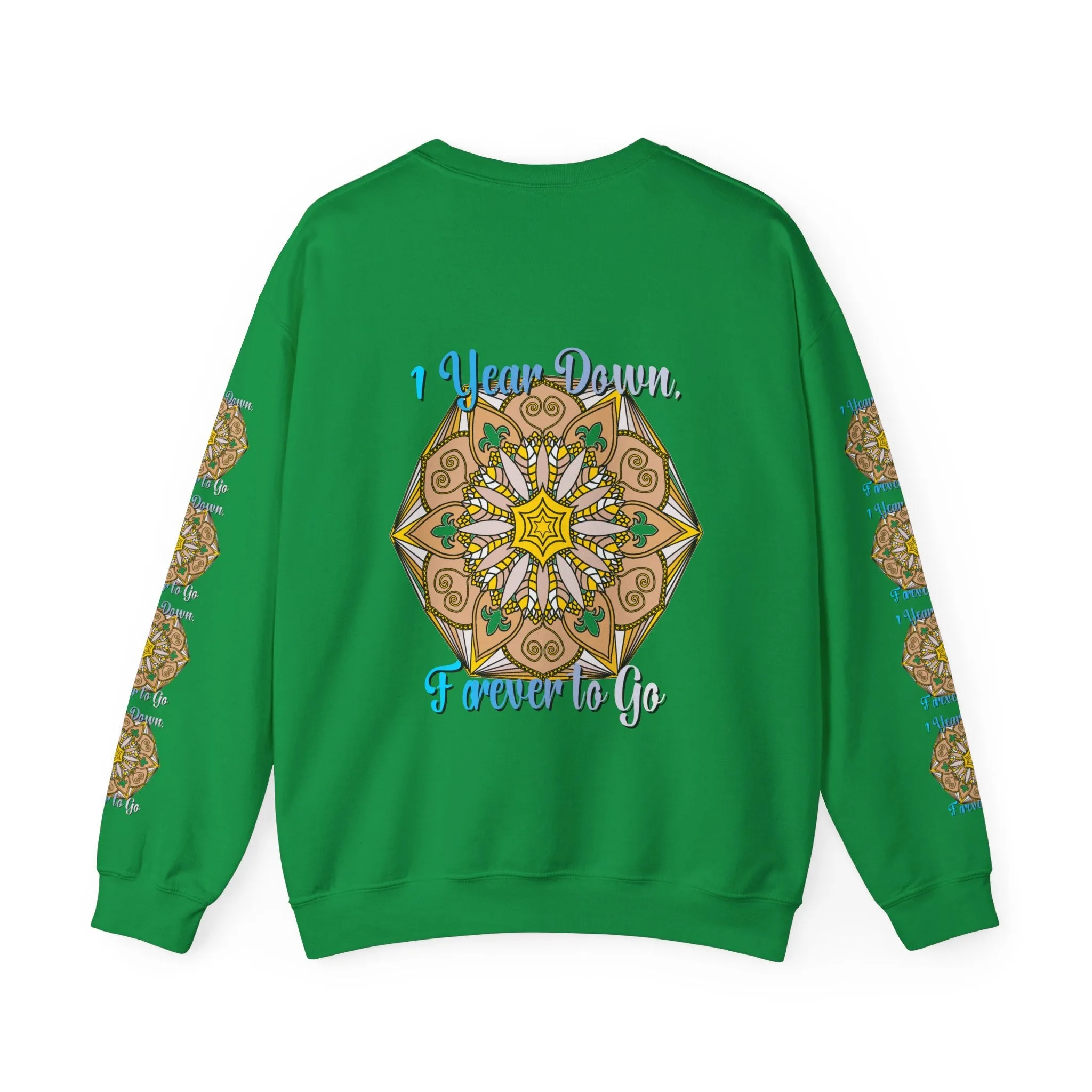 1st Year Wedding Anniversary Mandala Unisex Sweatshirt