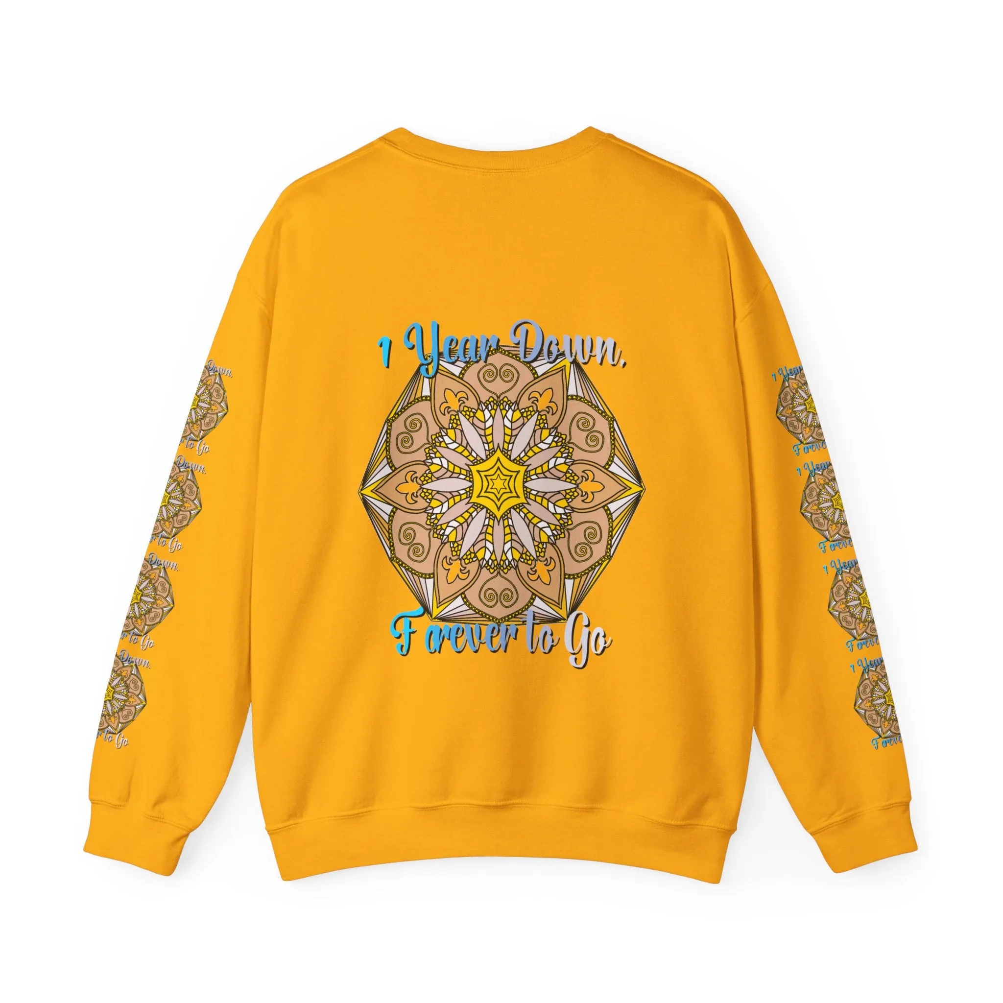 1st Year Wedding Anniversary Mandala Unisex Sweatshirt