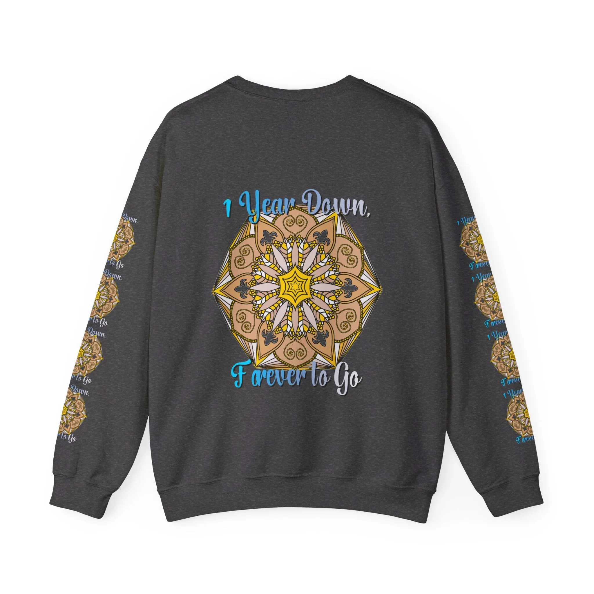 1st Year Wedding Anniversary Mandala Unisex Sweatshirt