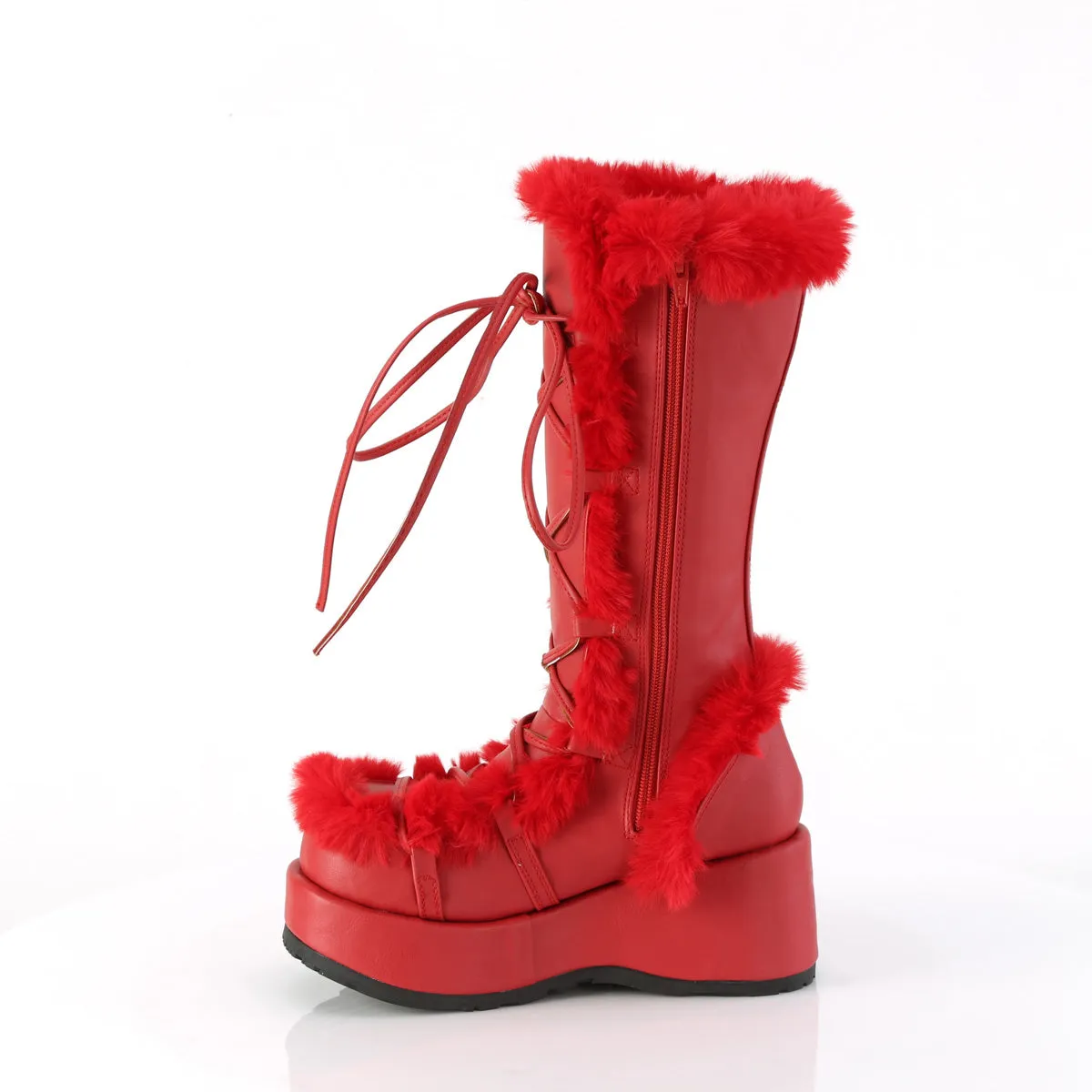 2 Inch Platform CUBBY-311 Red Pu