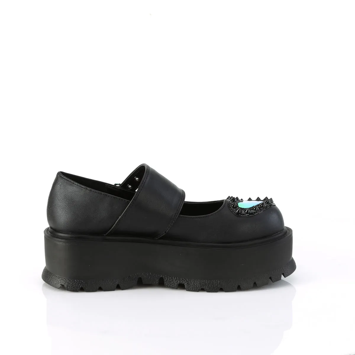 2 Inch Platform SLACKER-25 Black Pu