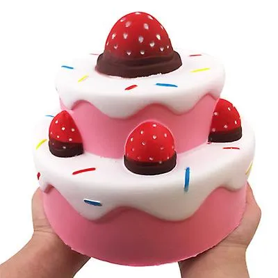 20*17*14cm Slow rebound Oversized Strawberry cake squishy,stress-relieving toy for kids,adult AZ16493