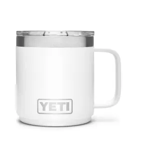 21071500576 TAZA RAMBLER 10oz STACKABLE MUG TAPA MAGNETICA BLANCO MARCA YETI