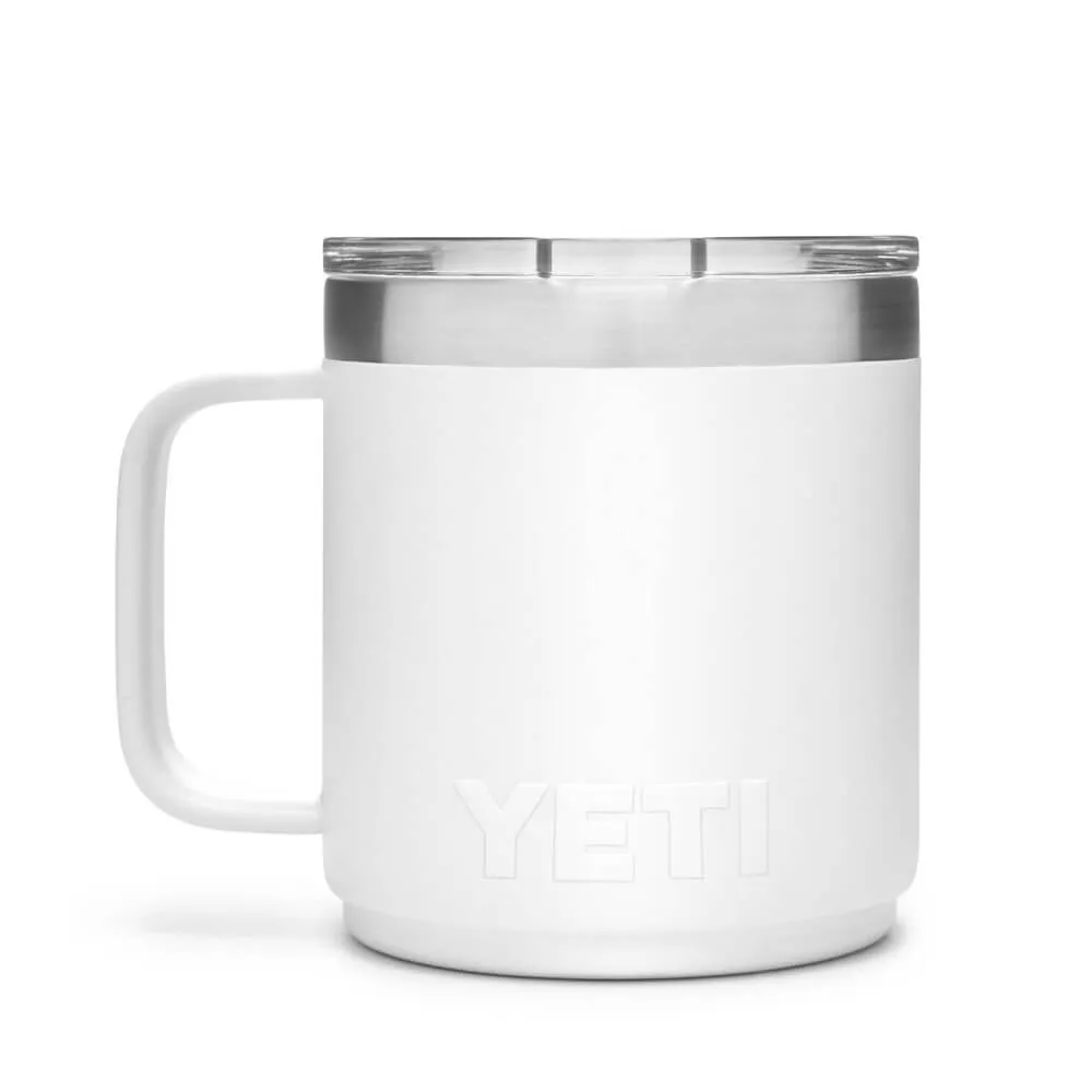 21071500576 TAZA RAMBLER 10oz STACKABLE MUG TAPA MAGNETICA BLANCO MARCA YETI