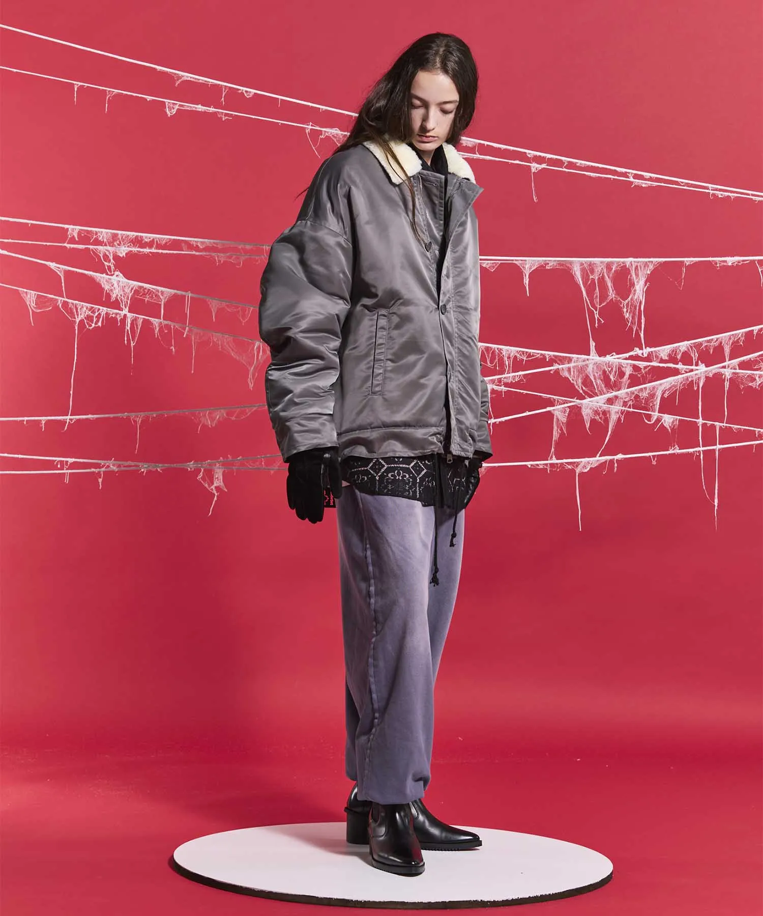 【24AW PRE-ORDER】Prime-Over Reversible Boa Blouson