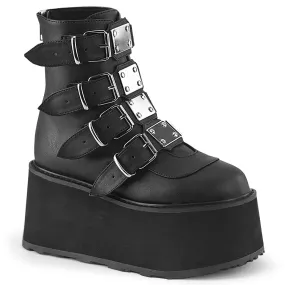 3 Inch Platform DAMNED-105 Black Pu