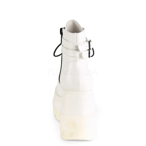 4 Inch Platform SHAKER-52 White