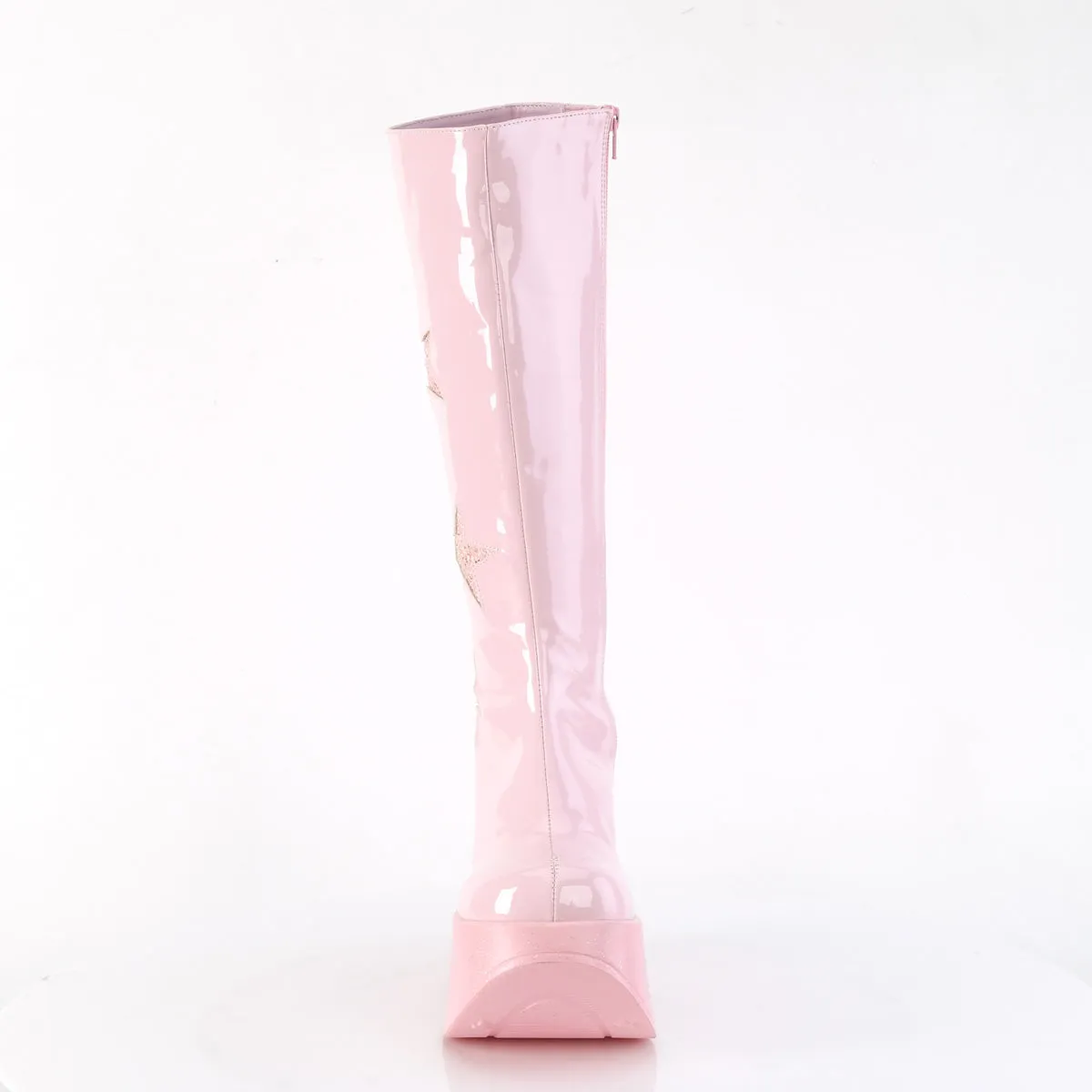 5 Inch Platform DYNAMITE-218 Baby Pink Glitter