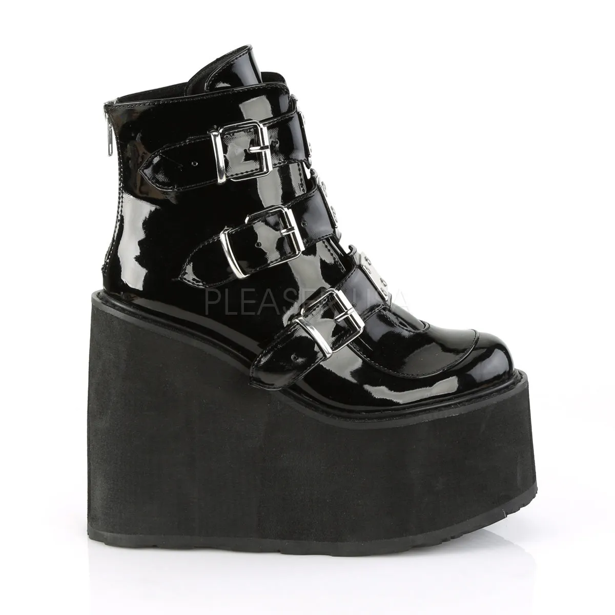 5 Inch Platform SWING-105 Black Patent