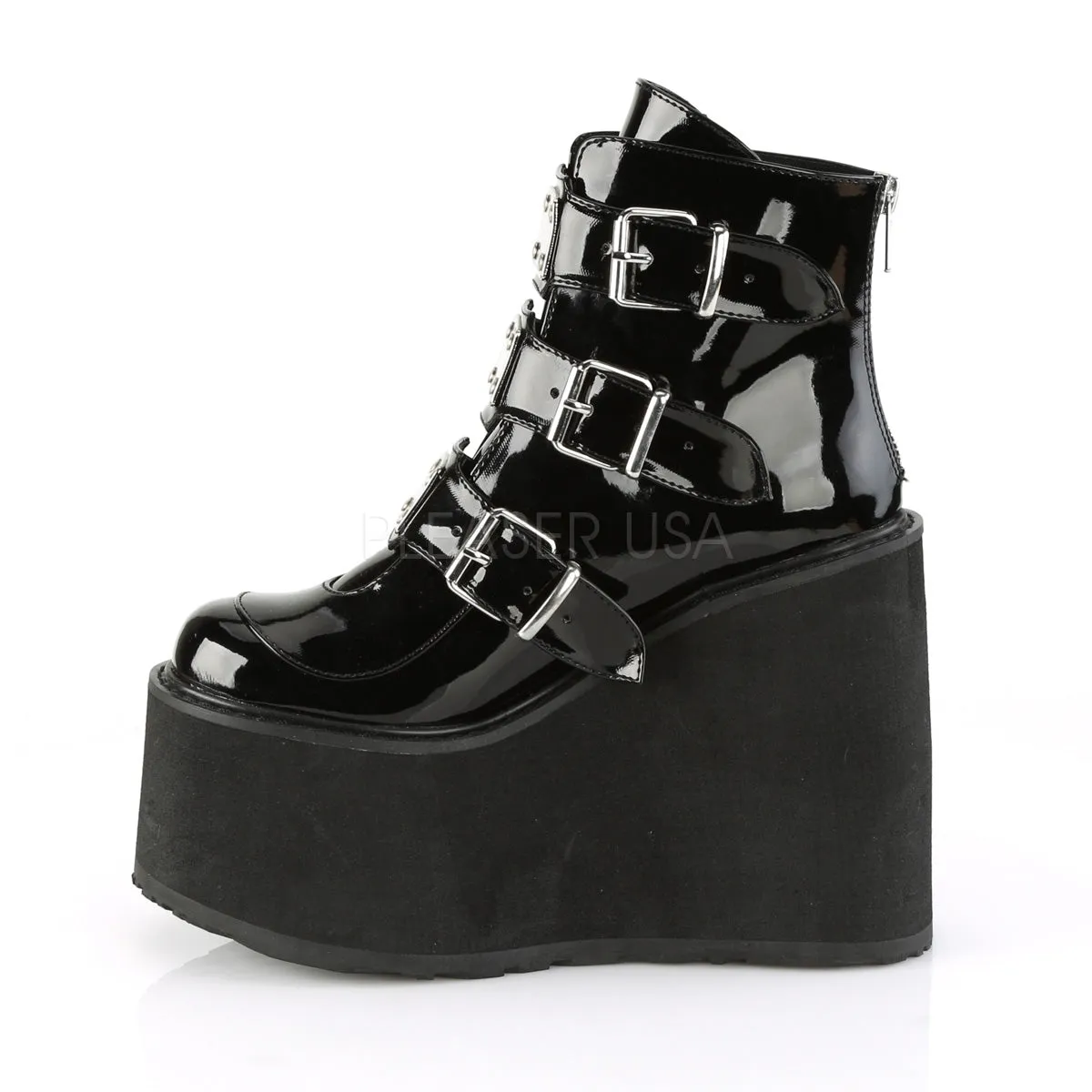 5 Inch Platform SWING-105 Black Patent