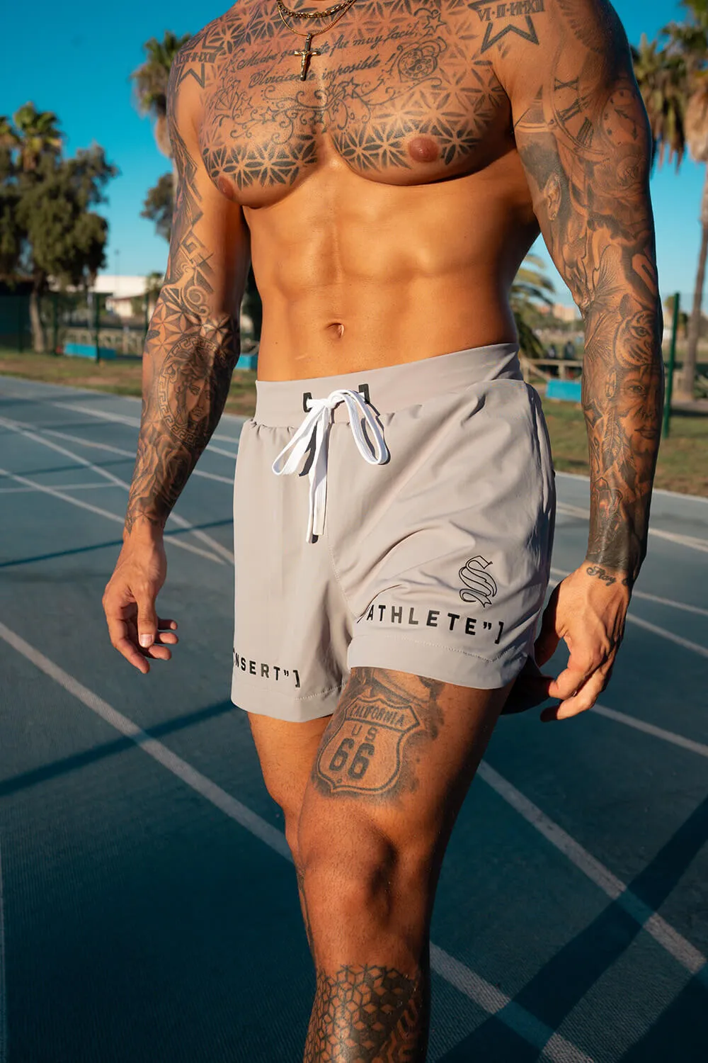 5" Viper Code Shorts - Grey