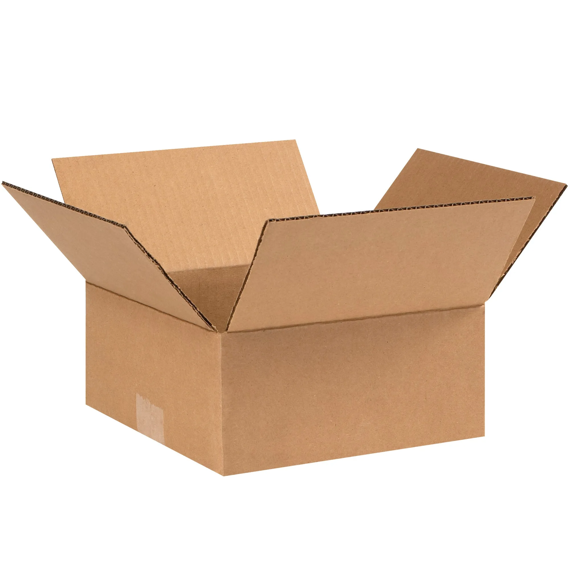 9 x 9 x 4 Flat Corrugated Boxes