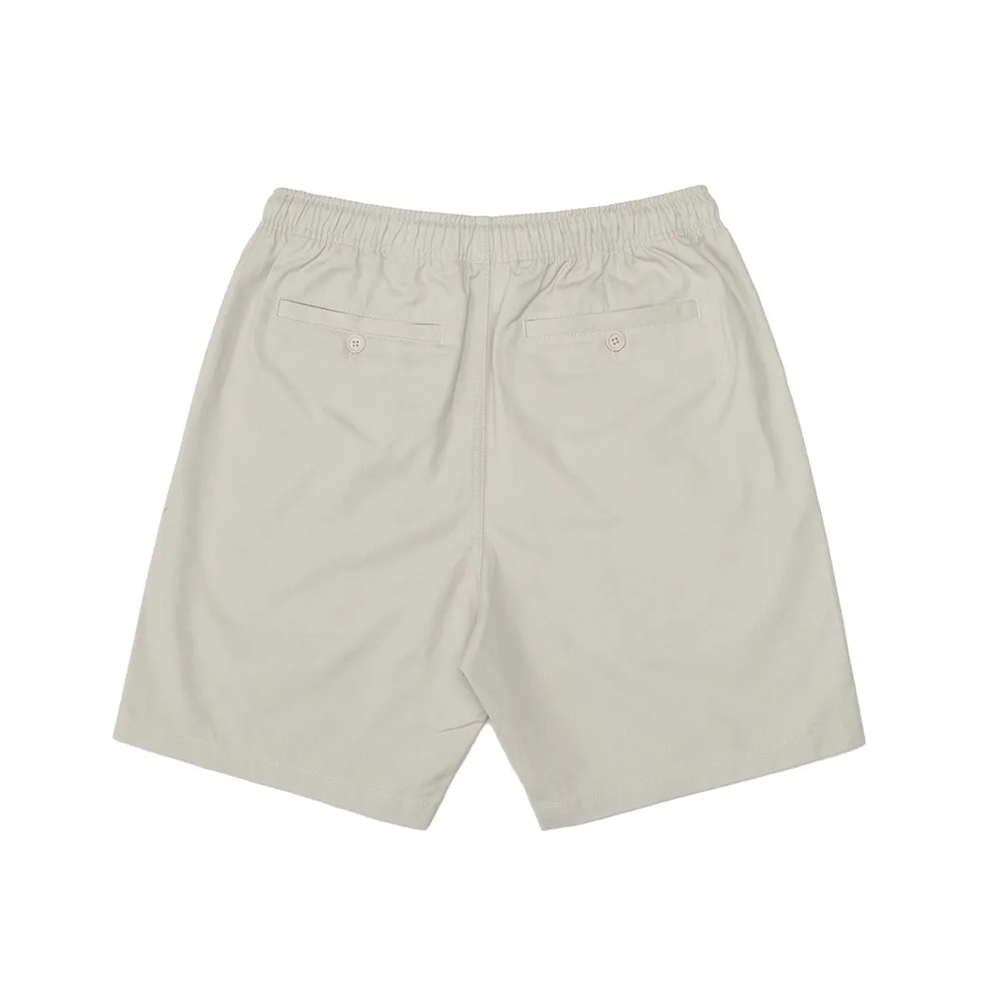 A Thousand Futures 'Lucky' Canvas Twill Shorts - Bone