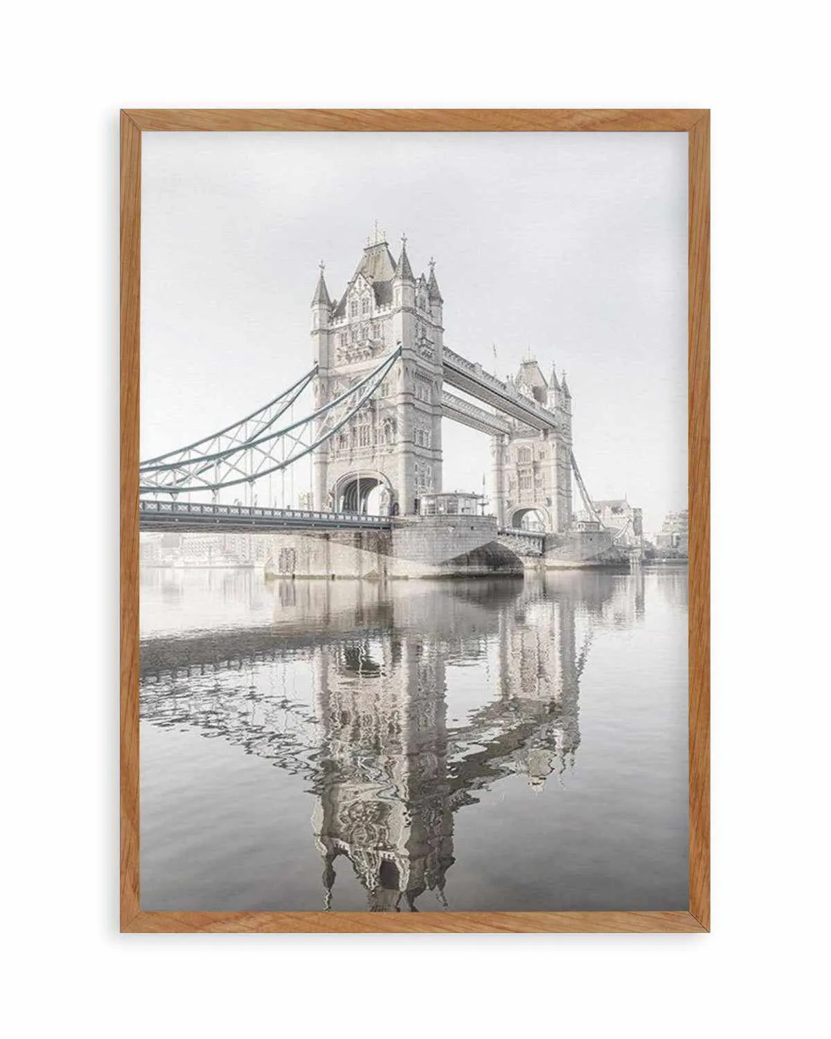 Across the Thames, London Art Print