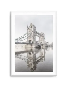 Across the Thames, London Art Print