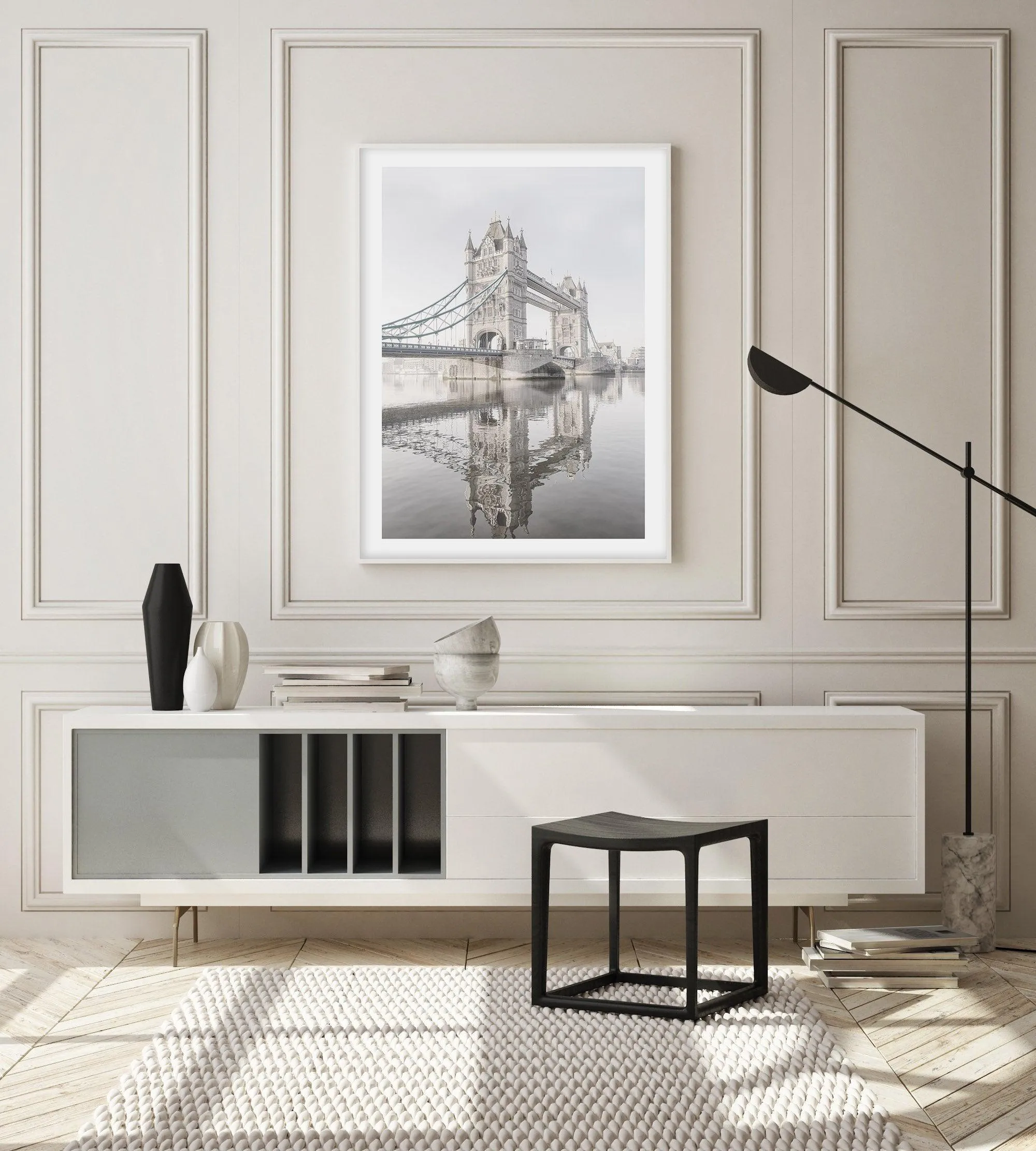 Across the Thames, London Art Print