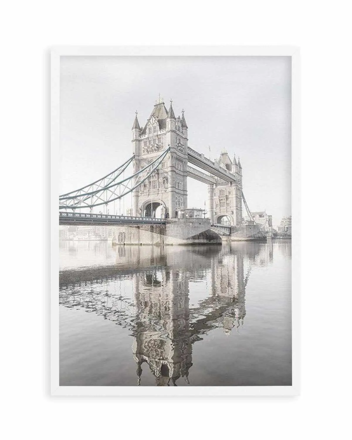 Across the Thames, London Art Print