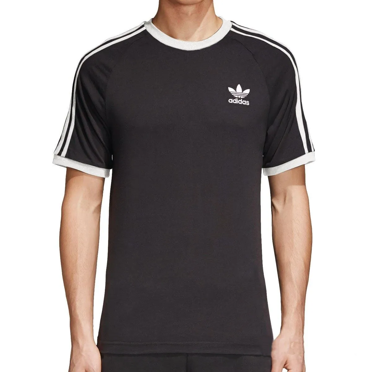 Adidas 3-Stripes T-Shirt CW1202 - schwarz-weiss