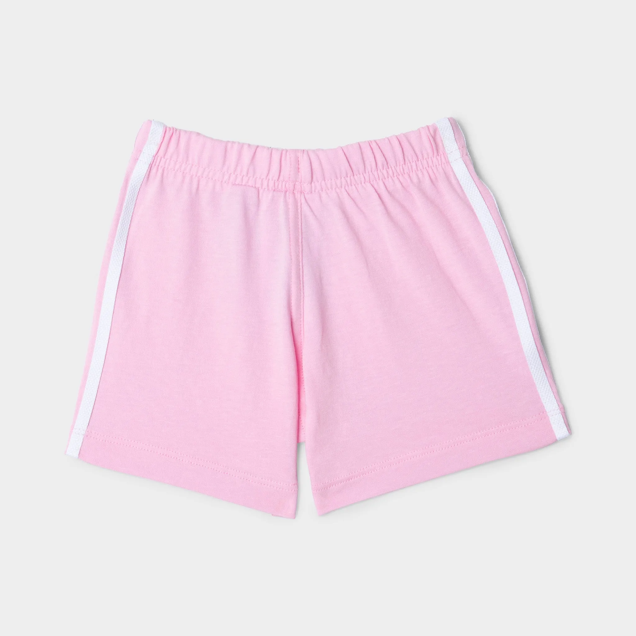 adidas Originals Infants’ Trefoil Shorts and T-shirt Set White / True Pink