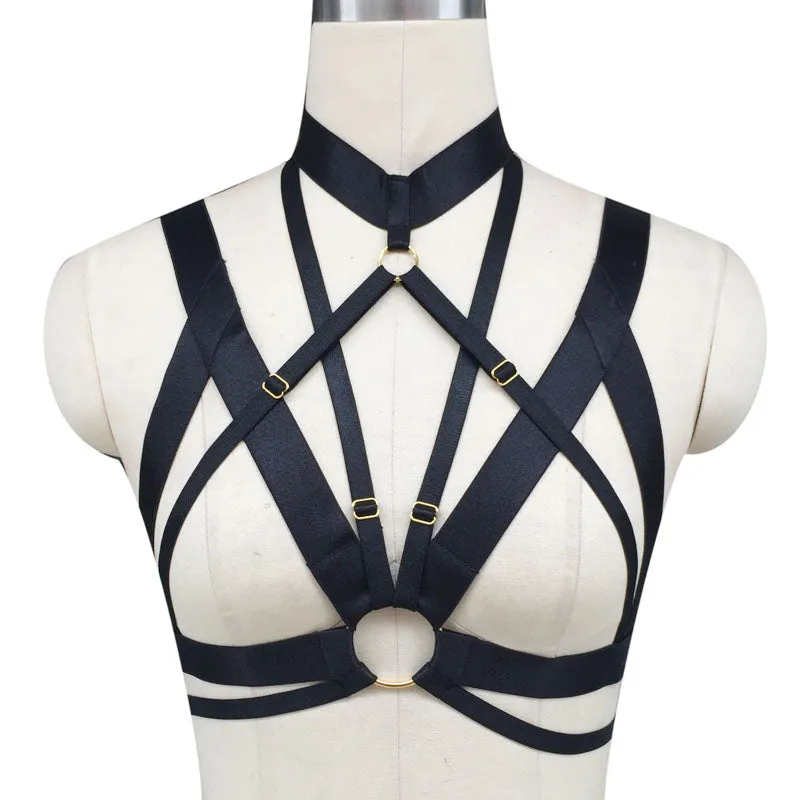 Adjustable Spandex Harness Bra