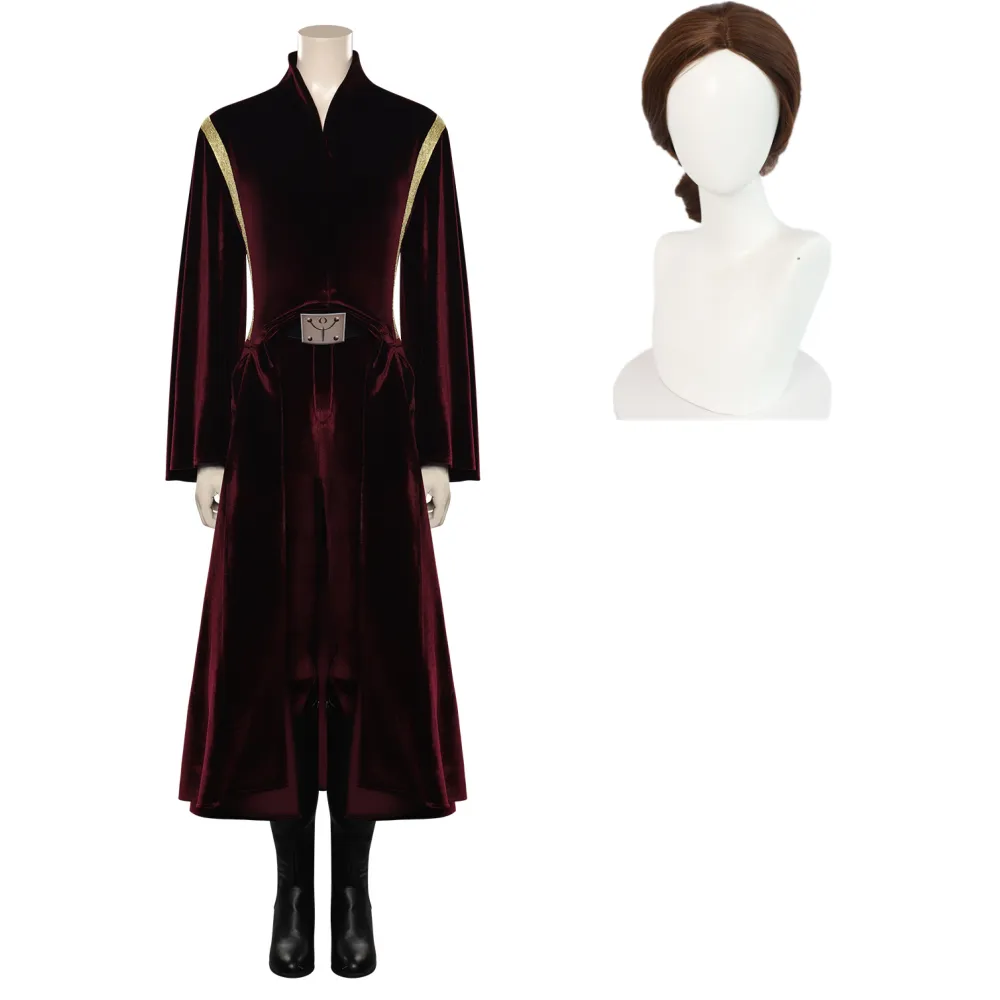 Adulte Padme Amidala Femme Cosplay Costume Halloween Carnaval