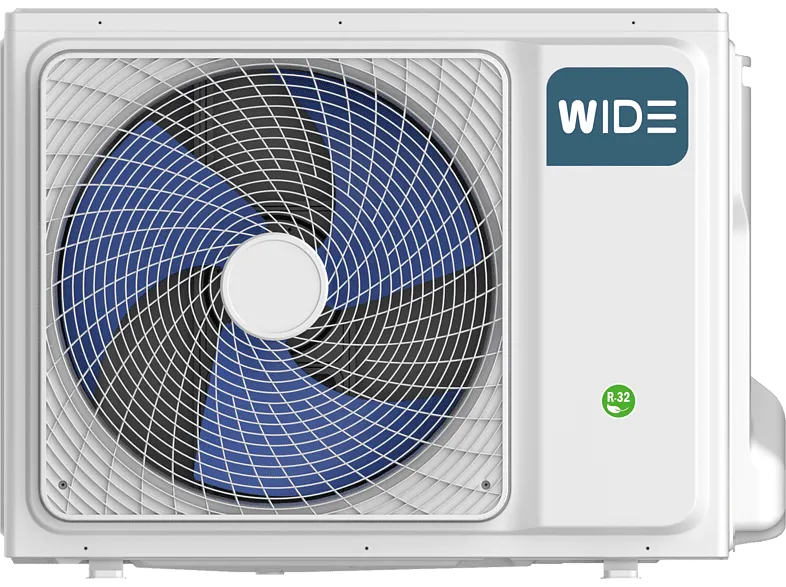 Aire acondicionado - Wide WDS12IUL4-R32, 12000 Btu/h, Función Inverter, 1 x 1, Blanco