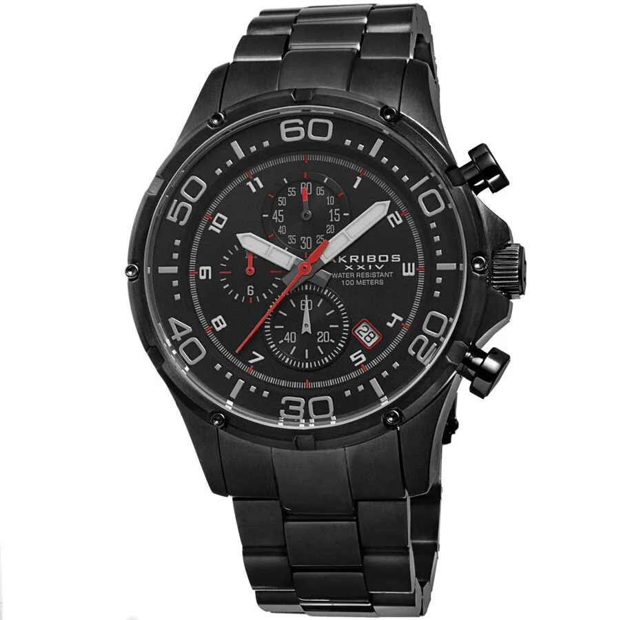 Akribos Xxiv Black Men's Watch AK663BK