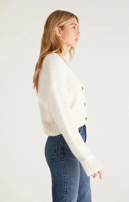 Allegra Cardigan | Sand, Mulberry