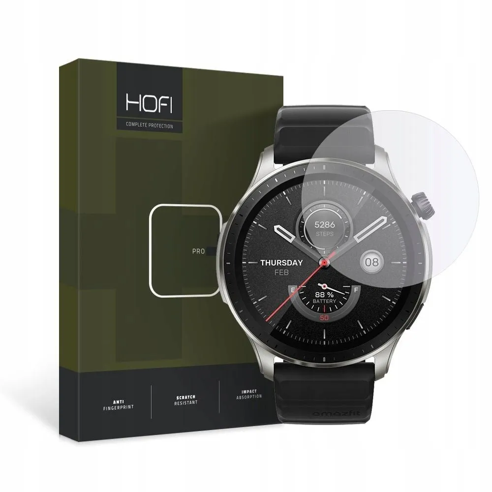 Amazfit GTR 4 HOFI Glass Pro  Skærmbeskyttelse - Gennemsigtig