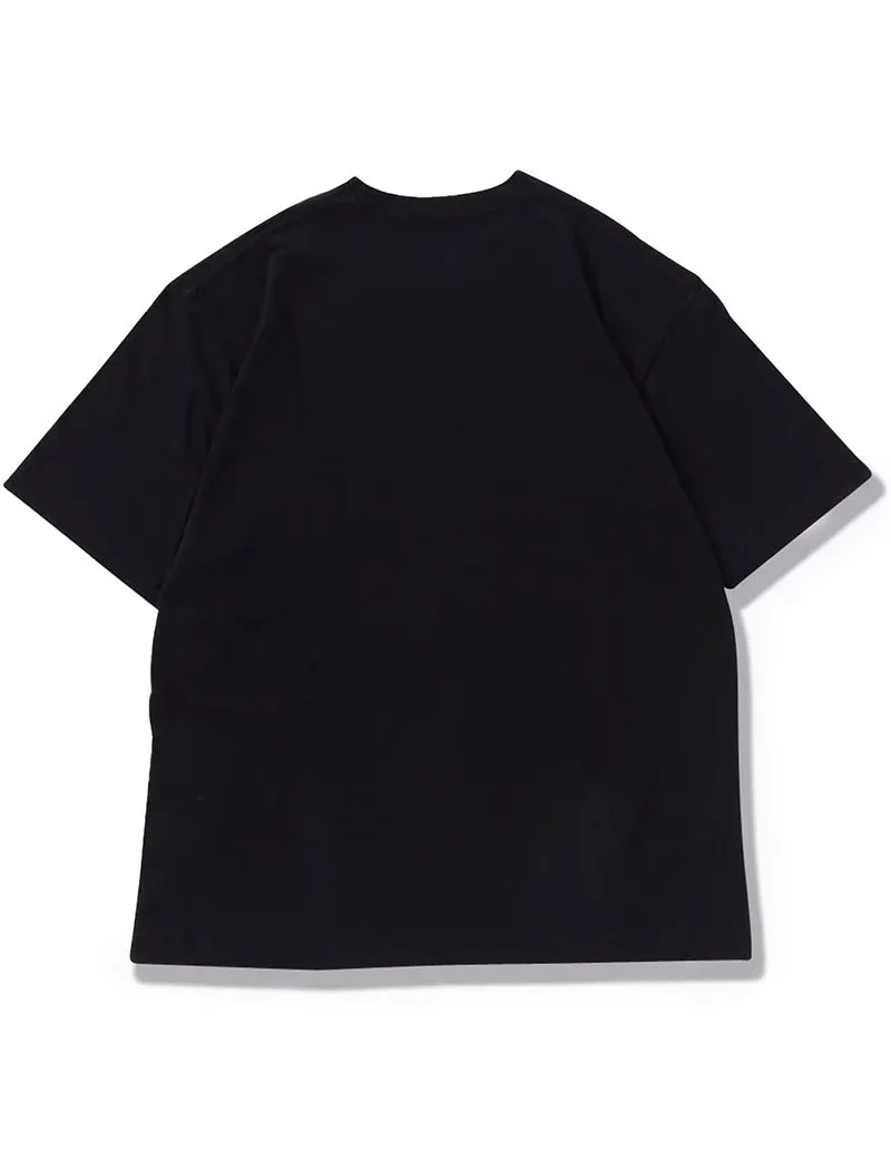 And Wander Womens And Wander Big Logo T Black