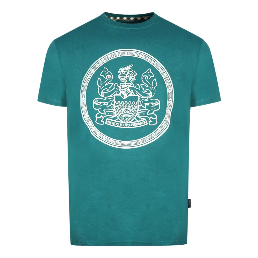 Aquascutum Circle Aldis Logo Green T Shirt