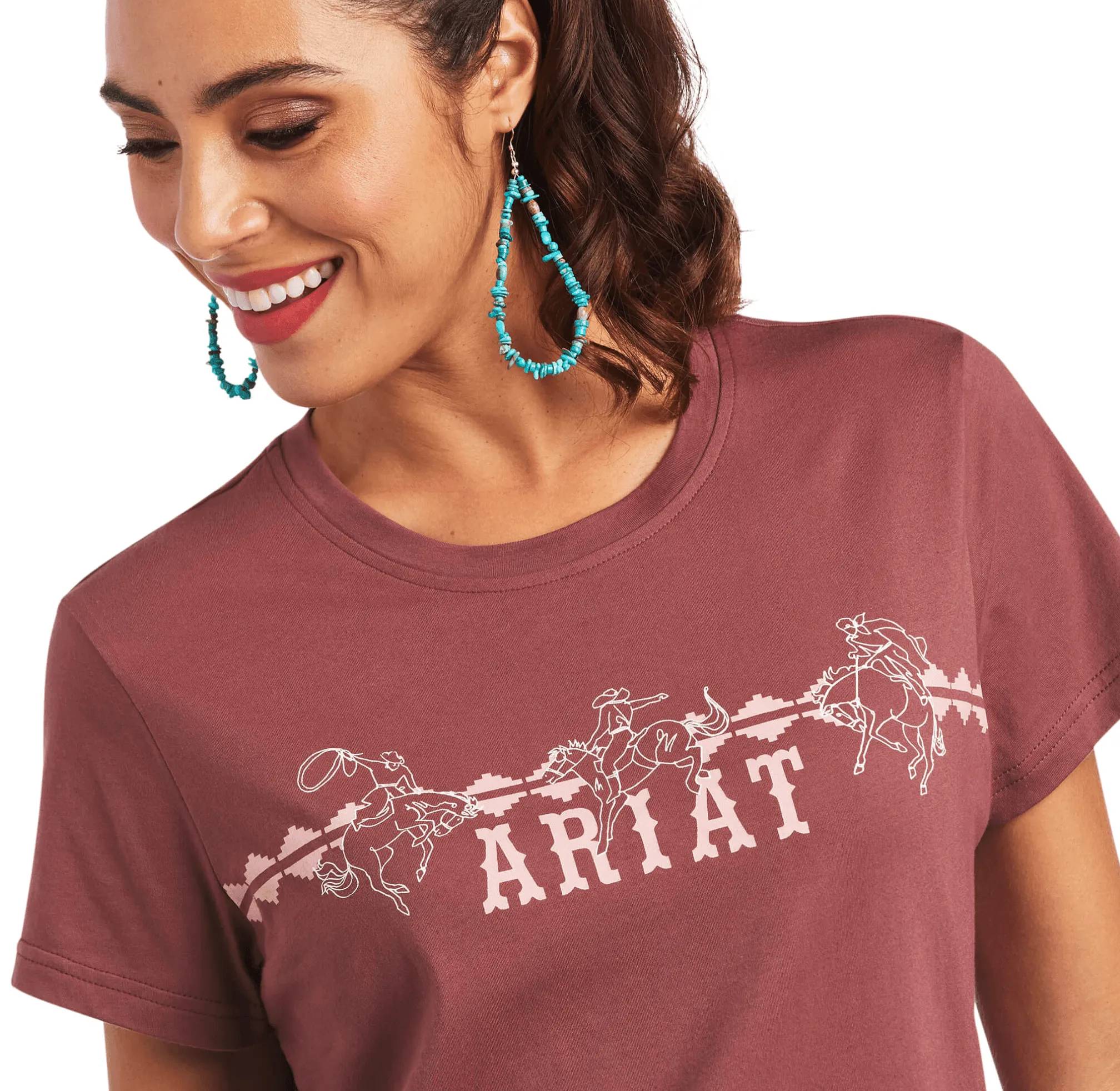 Ariat Women's REAL Bucking Bronc Tee 10040623