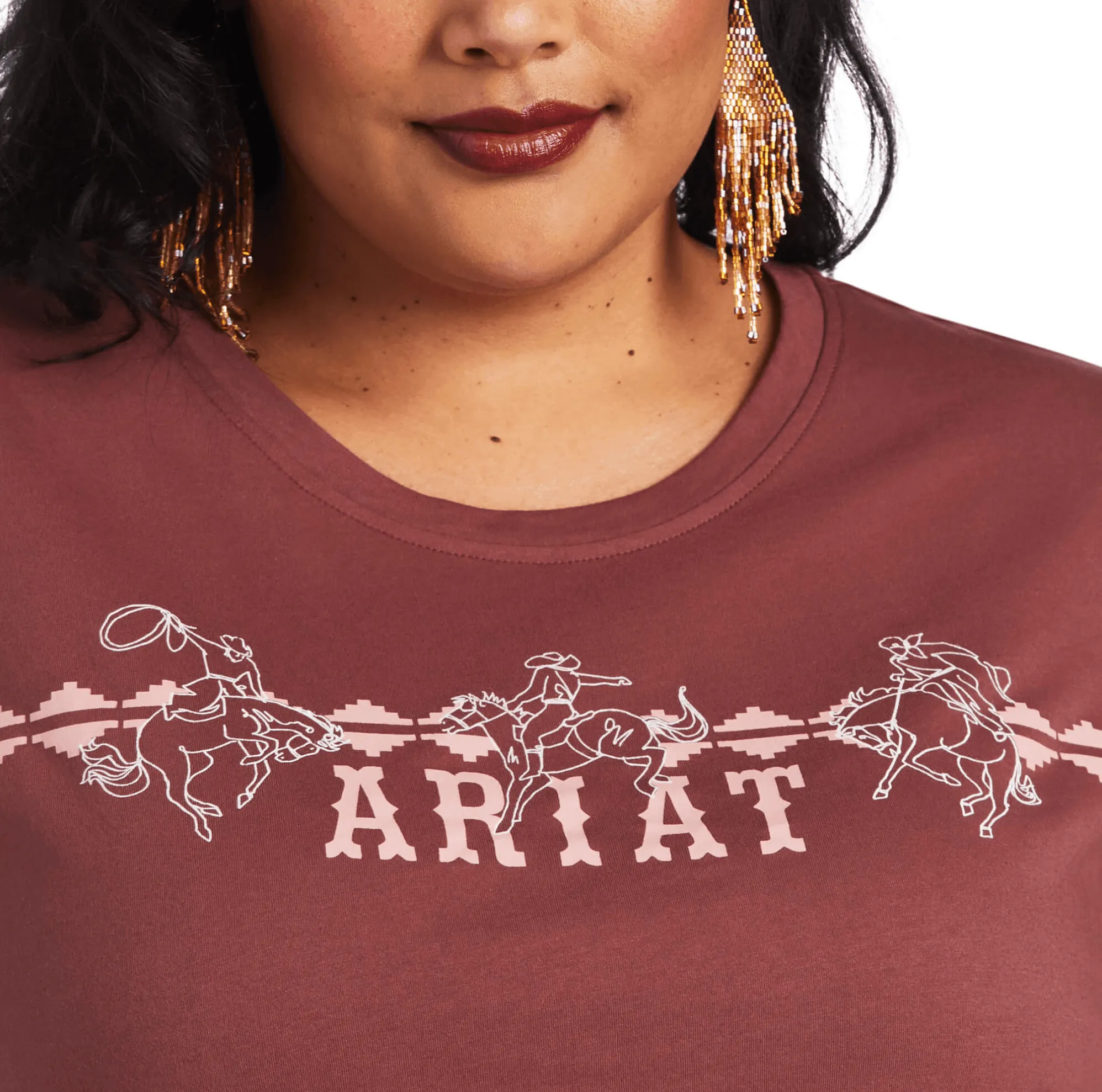 Ariat Women's REAL Bucking Bronc Tee 10040623