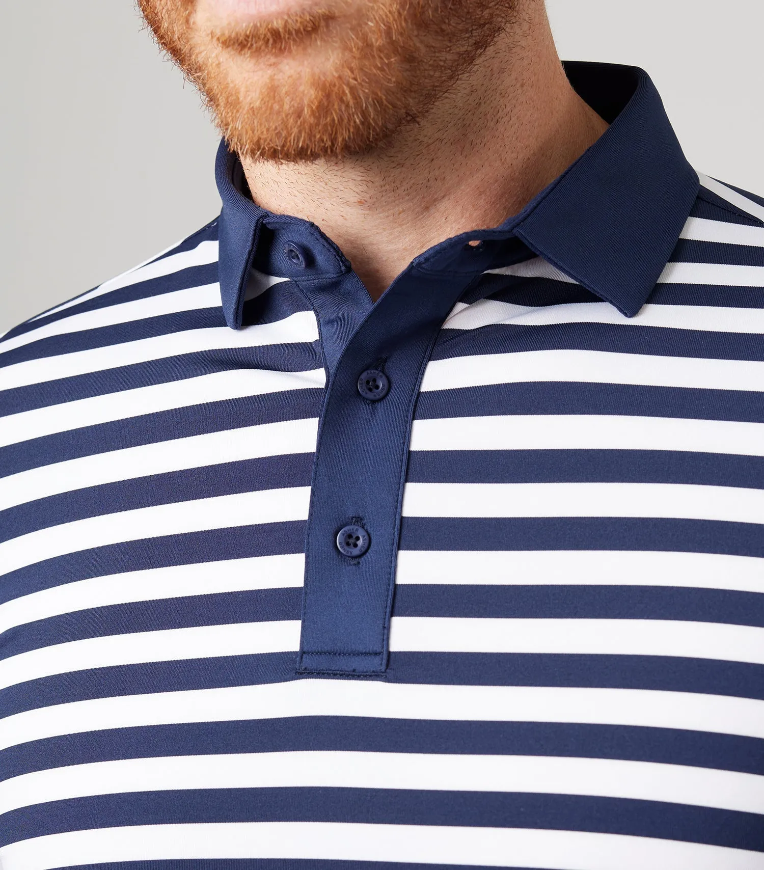 ASHER Sailor Stripe Polo