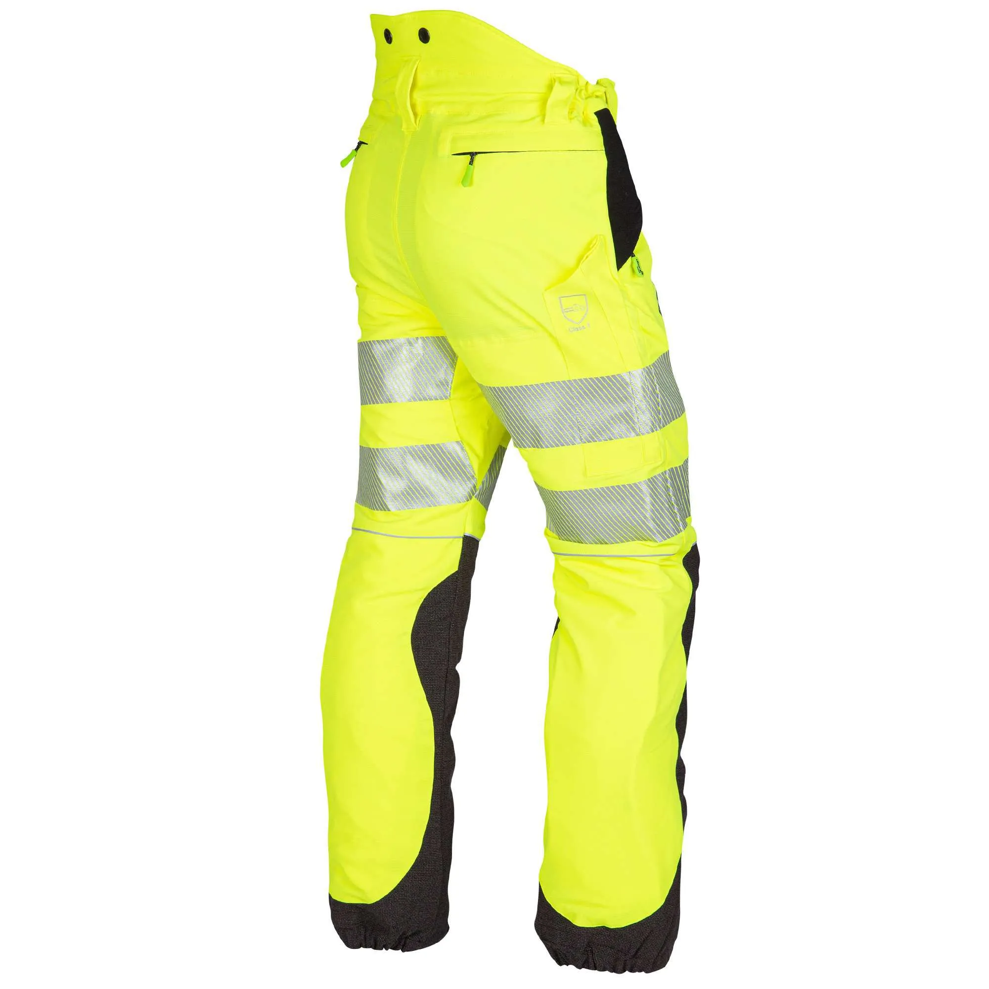 ATHV4050 Breatheflex Chainsaw Pants Design C Class 1  - Hi-Viz Yellow/Kevlar