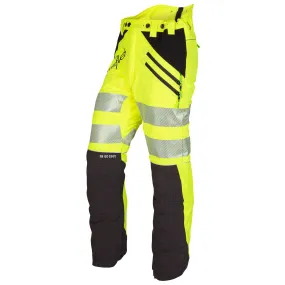 ATHV4050 Breatheflex Chainsaw Pants Design C Class 1  - Hi-Viz Yellow/Kevlar