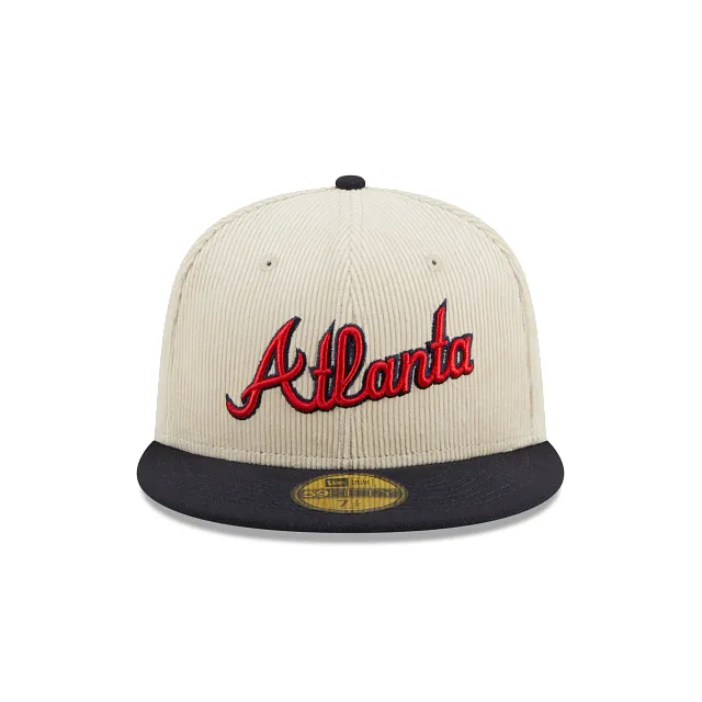 Atlanta Braves MLB Cord Classic 59FIFTY Cerrada