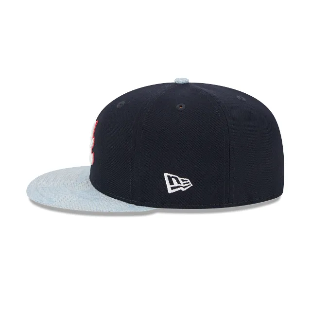 Atlanta Braves MLB Patch Denim 59FIFTY Cerrada