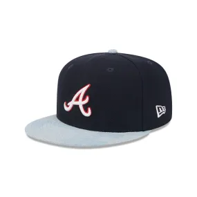 Atlanta Braves MLB Patch Denim 59FIFTY Cerrada