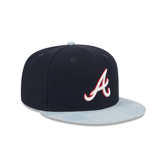 Atlanta Braves MLB Patch Denim 59FIFTY Cerrada