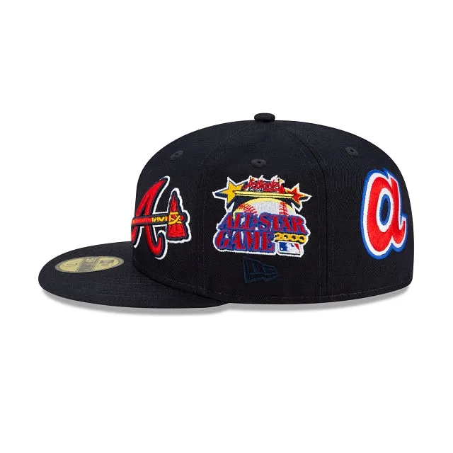 Atlanta Braves MLB Patch Pride 59FIFTY Cerrada