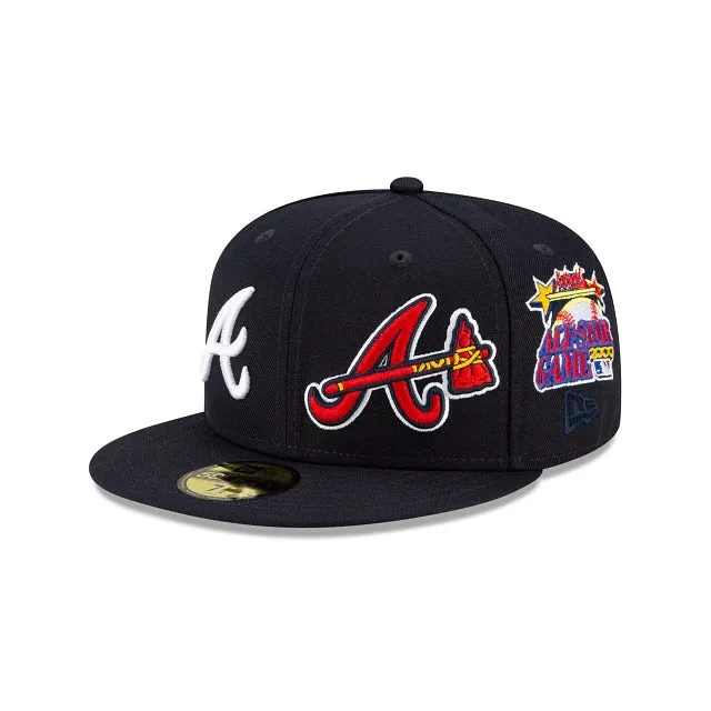 Atlanta Braves MLB Patch Pride 59FIFTY Cerrada