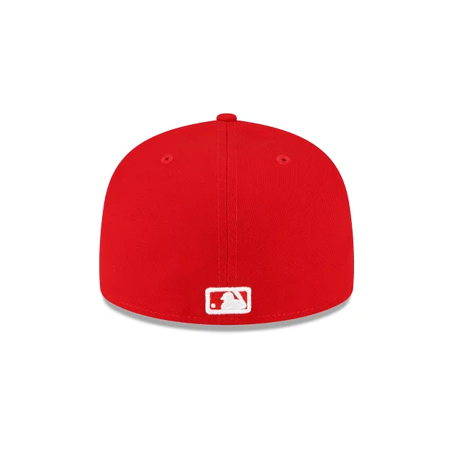 Atlanta Braves MLB Sidepatch 59FIFTY Cerrada Roja