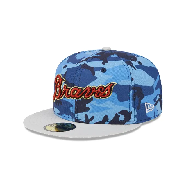 Atlanta Braves MLB Urban Blue Camo 59FIFTY Cerrada MLB